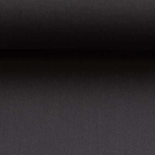 Preview: Baumwolle Webware - UNI - Anthrazit